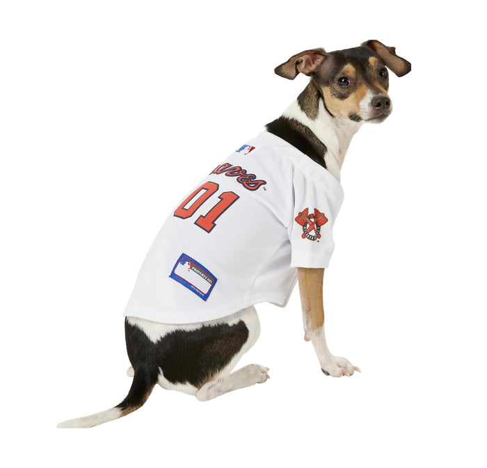 Atlanta Braves Pet Jersey - 3 Red Rovers