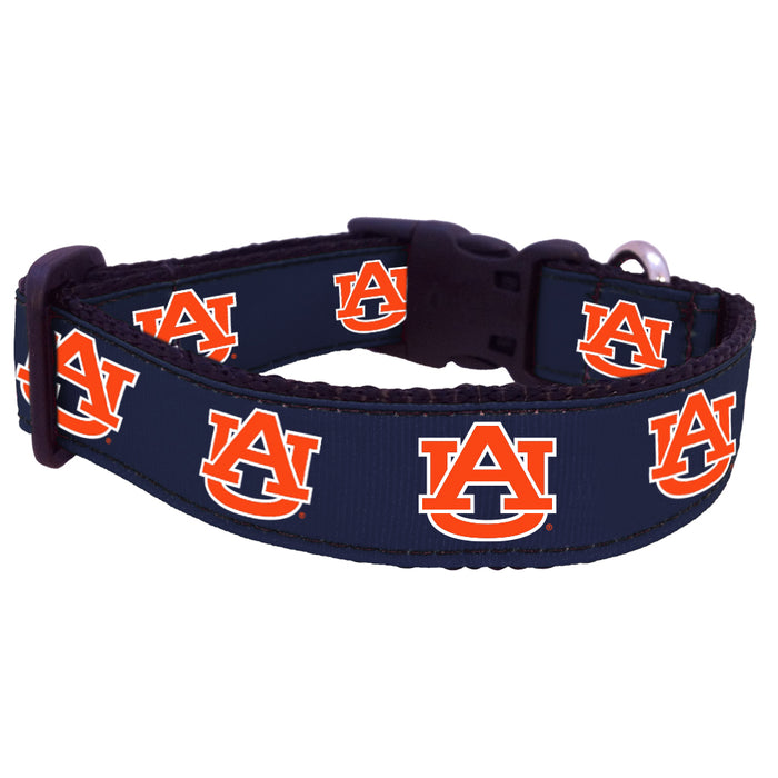 Auburn Tigers Nylon Dog Collar and Leash