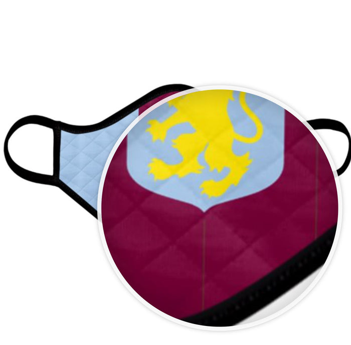 Aston Villa FC Face Mask - 3 Red Rovers