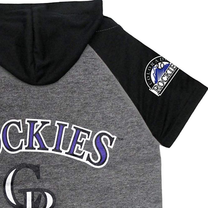 CO Rockies Lightweight Pet Hoodie - 3 Red Rovers