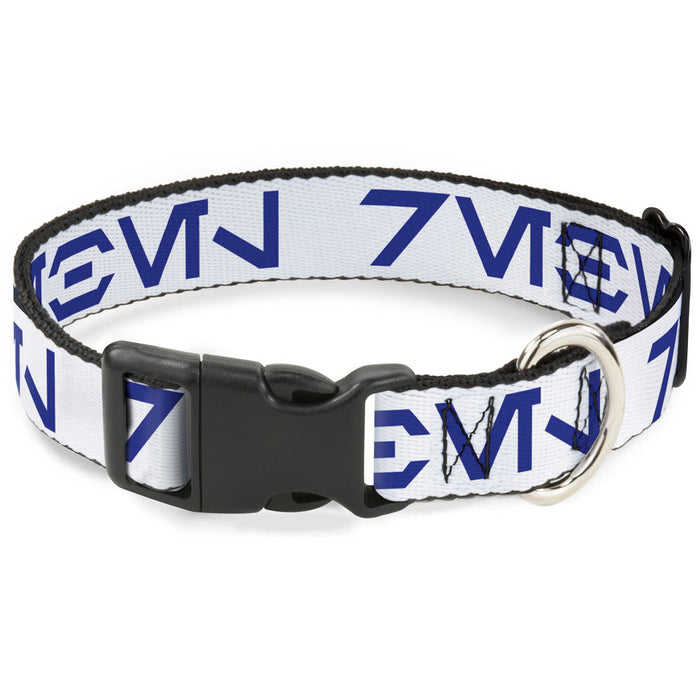 Plastic Clip Collar - Star Wars Aurebesh REBEL White/Blue