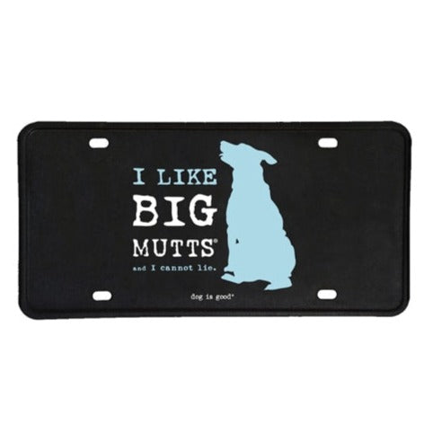 I Like Big Mutts License Plate