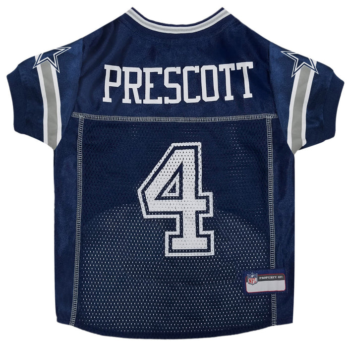Dallas Cowboys Dak Prescott 4 Pet Jersey