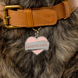 Daddys Girl Pet ID Tag