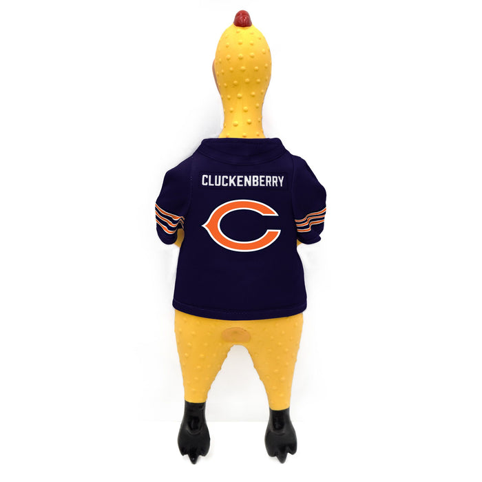 Chicago Bears Rubber Chicken Pet Toy