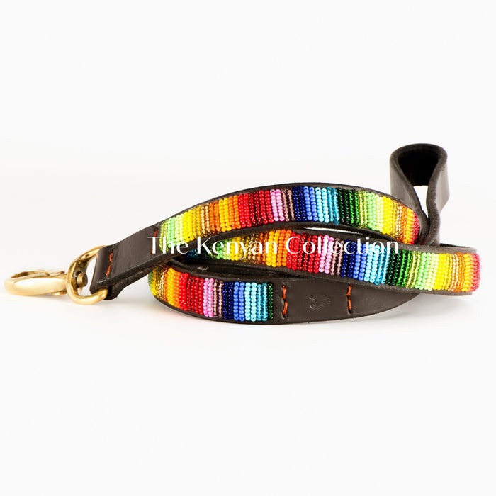 TKC Rainbow Beaded Dog Lead