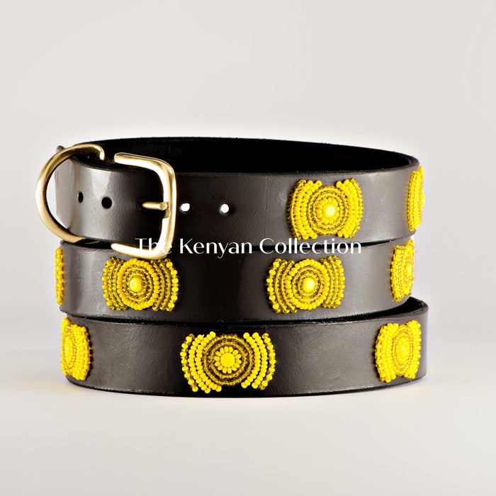 TKC Sunshine Beaded Dog Collar