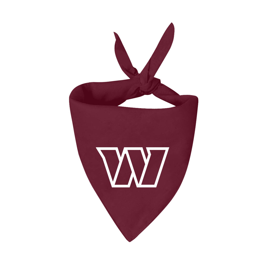 Washington Commanders Football Dog Bandana Tie on Dog Bandana 