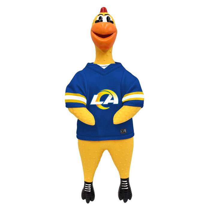 Los Angeles Rams Rubber Chicken Pet Toy