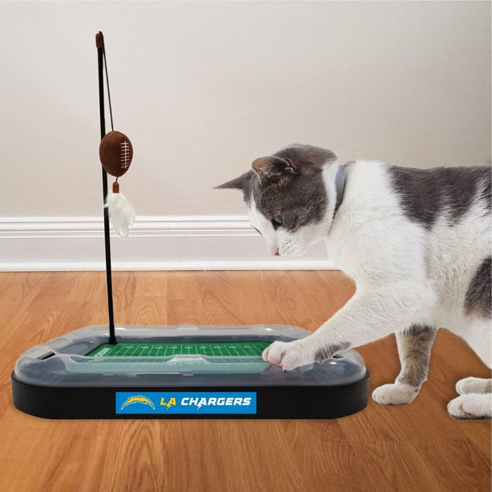 Los Angeles Chargers Football Cat Scratcher Toy