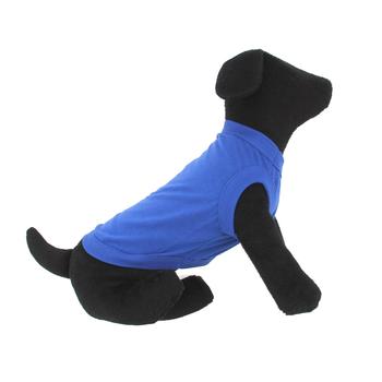 Nautical Blue All-Cotton Sleeveless Pet Shirt