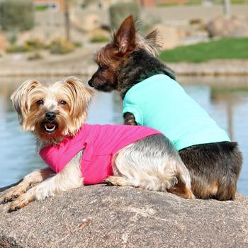 Raspberry Sorbet All-Cotton Sleeveless Pet Shirt