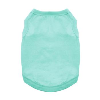 Big Dog Teal All-Cotton Sleeveless Shirt