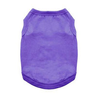 Ultra Violet All-Cotton Sleeveless Pet Shirt