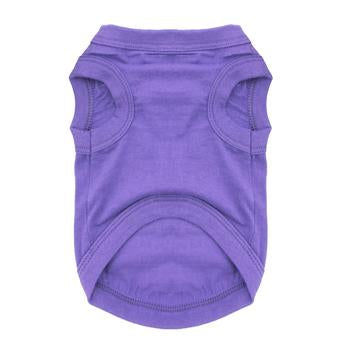 Ultra Violet All-Cotton Sleeveless Pet Shirt