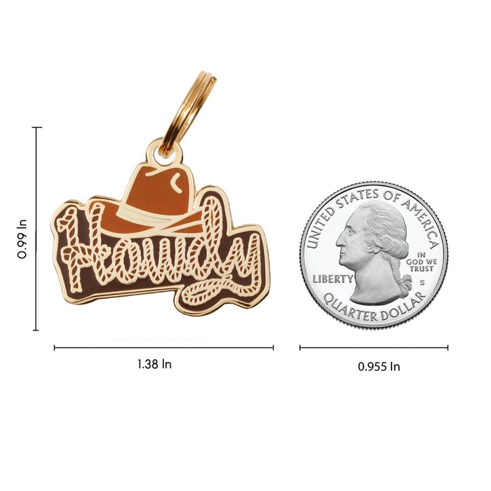 Howdy Pet ID Tag