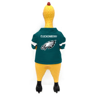 Philadelphia Eagles Rubber Chicken Pet Toy