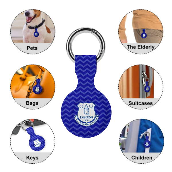 Everton FC 25/26 Home Kit-Inspired Protective Case for Air Tag