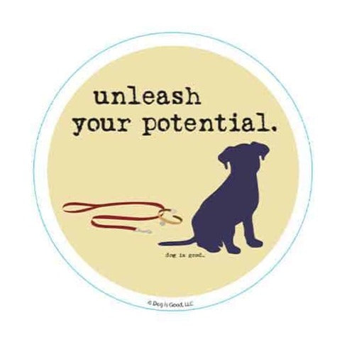 Unleash Your Potential Round Sticker