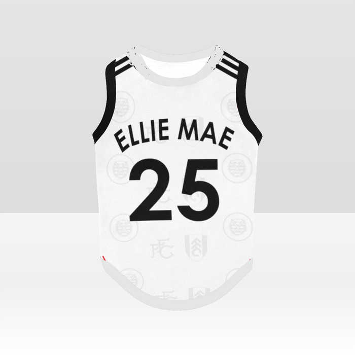 Fulham FC 25/26 Home Kit Inspired Personalized Tank