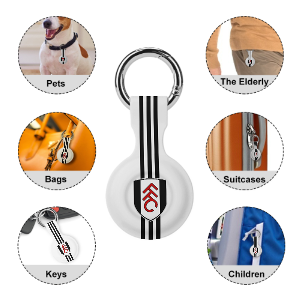Fulham FC 25/26 Home Kit-Inspired Protective Case for Air Tag
