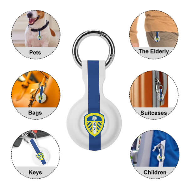 Leeds United FC 25/26 Home Kit-Inspired Protective Case for Air Tag
