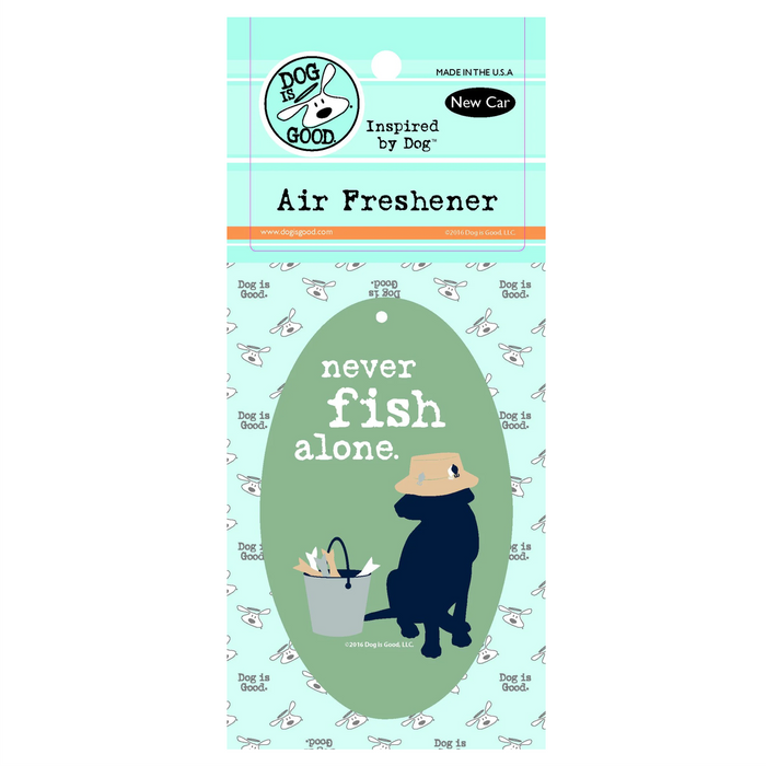 Never Fish Alone Air Freshener