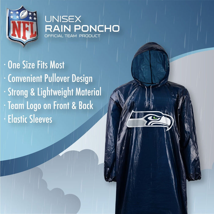 Seattle Seahawks Unisex Basic Poncho