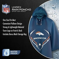Denver Broncos Unisex Premium Poncho