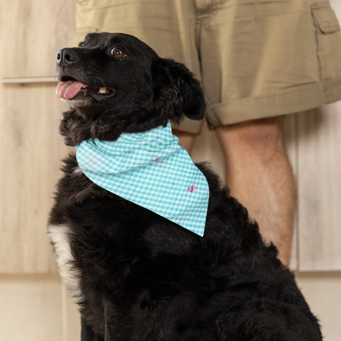 Gingham Flamingos Bandana