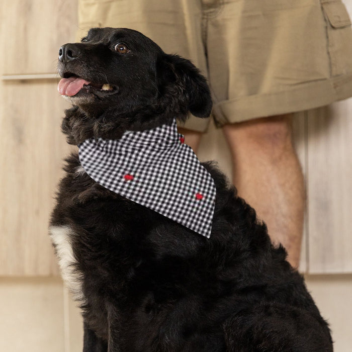 Gingham Hearts Bandana