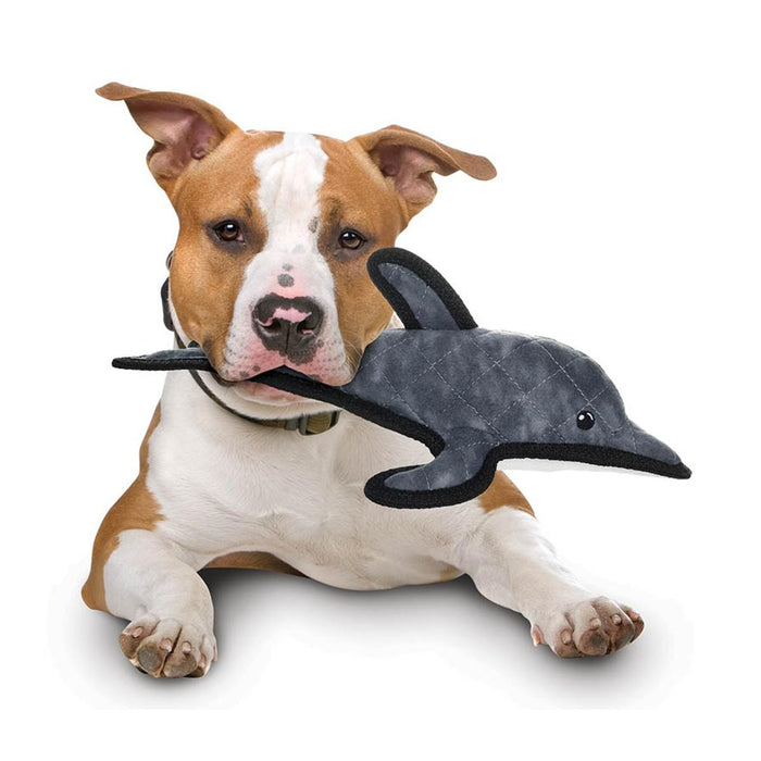 Tuffy Ocean Creature Series - Dolly Dolphin Tough Toy