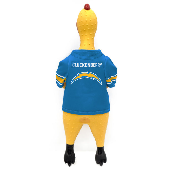 Los Angeles Chargers Rubber Chicken Pet Toy