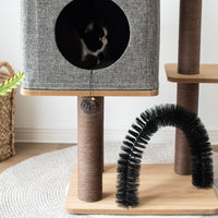 Elevate 3-Level Brown Handmade Cat Tree - 3 Red Rovers