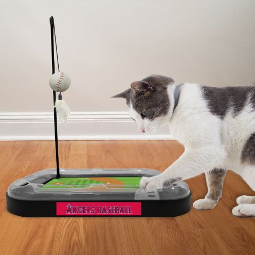 Los Angeles Angels Baseball Cat Scratcher Toy
