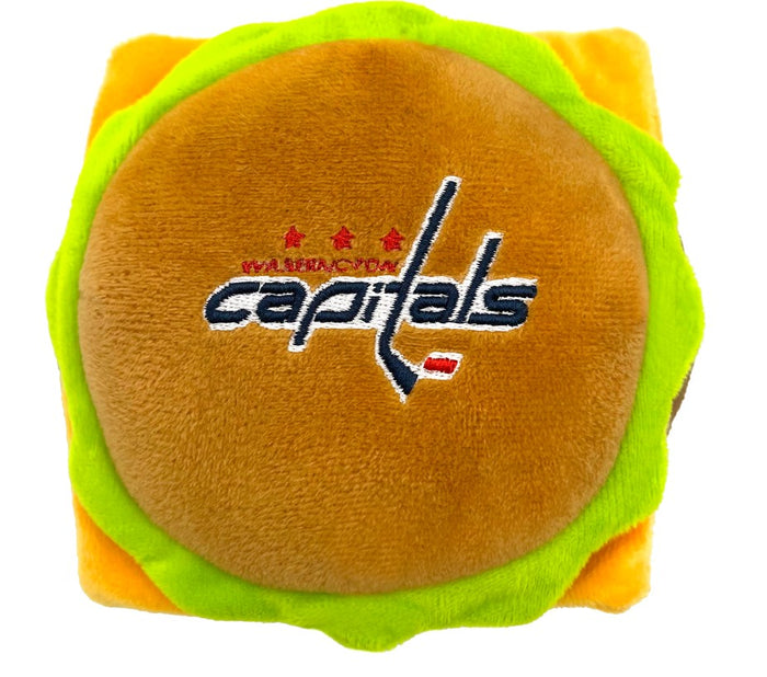 Washington Capitals Hamburger Plush Toys - 3 Red Rovers