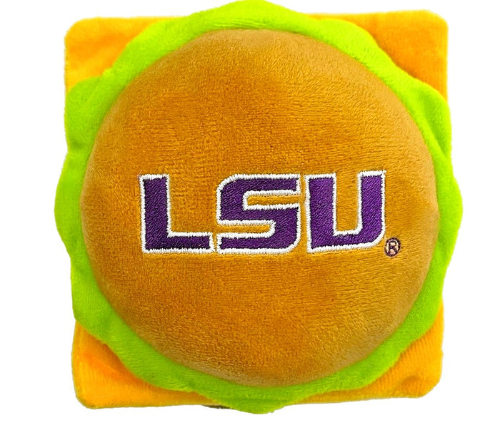 LSU Tigers Hamburger Plush Toys - 3 Red Rovers