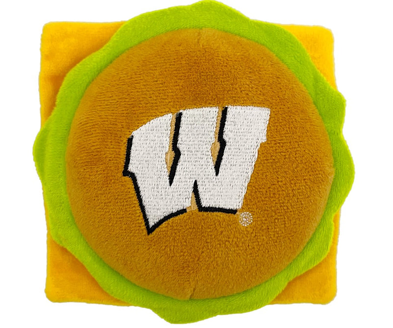 WI Badgers Hamburger Plush Toys - 3 Red Rovers