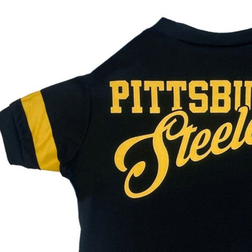 Pittsburgh Steelers Stripe Tee Shirt - 3 Red Rovers