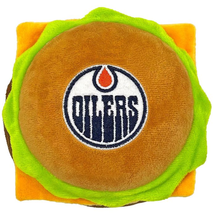 Edmonton Oilers Hamburger Plush Toys - 3 Red Rovers