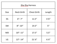 Zha Zha Handmade Pet Harness - Ivory - 3 Red Rovers