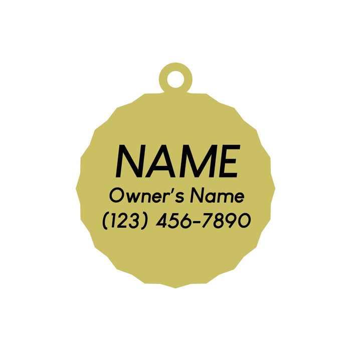 Americana Pet ID Tag - 3 Red Rovers