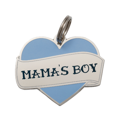 Mamas Boy Pet ID Tag - 3 Red Rovers