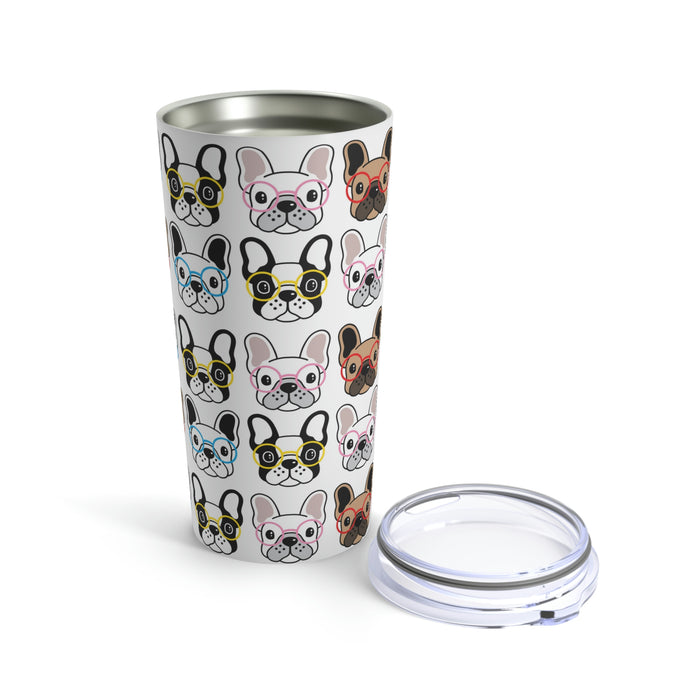 French Bulldogs 20oz Stainless Steel Tumbler - 3 Red Rovers