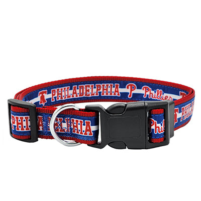 Philadelphia Phillies Dog Satin Collar or Leash