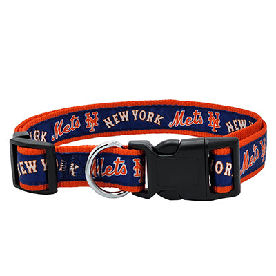 New York Mets Dog Satin Collar or Leash