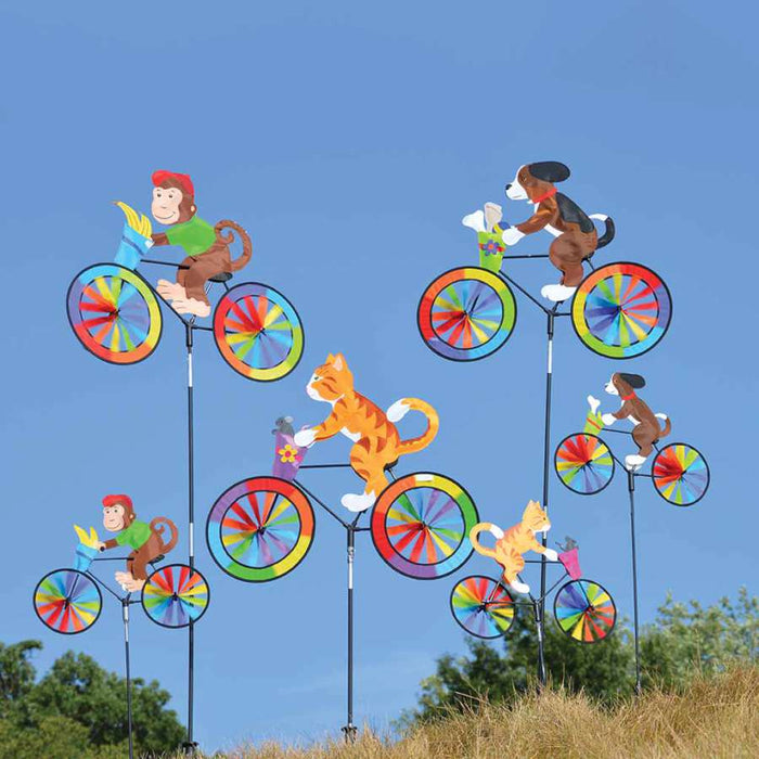 20" Bike Garden Spinner - Puppy - 3 Red Rovers