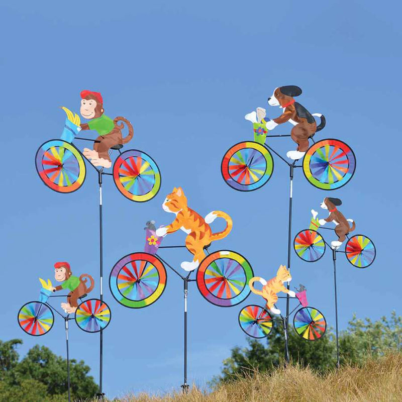 20" Bike Garden Spinner - Cats - 3 Red Rovers