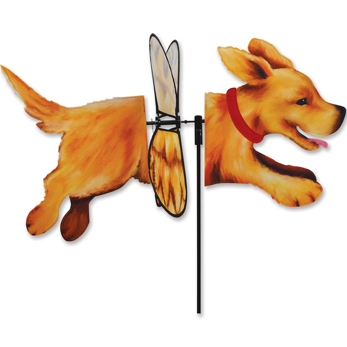 Golden Retriever Deluxe Petite Garden Spinner