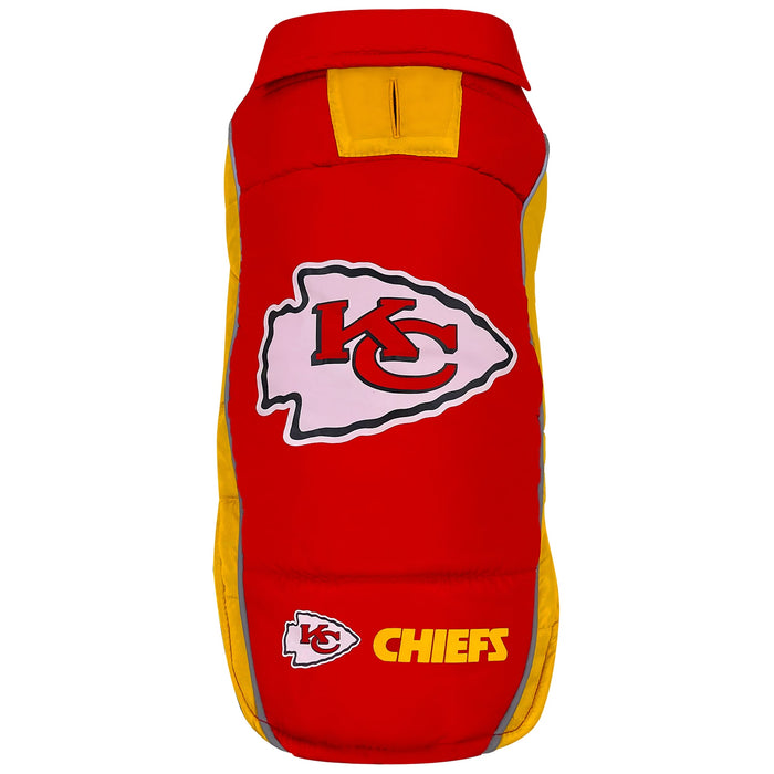 Kansas City Chiefs Game Day Puffer Vest - 3 Red Rovers